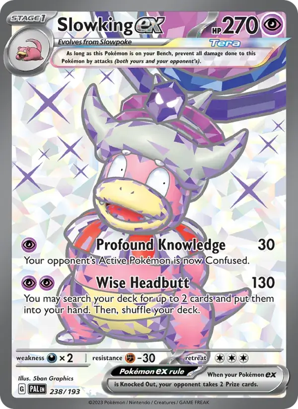 Slowking ex - 238/279 - Paldea Evolved
