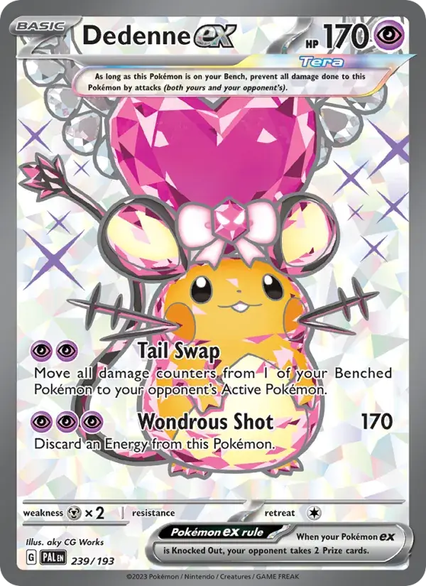 Dedenne ex - 239/279 - Paldea Evolved