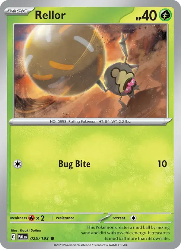 Rellor - 025/279 - Paldea Evolved