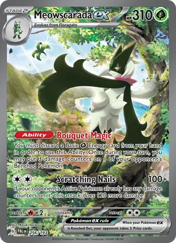 Meowscarada ex - 256/279 - Paldea Evolved