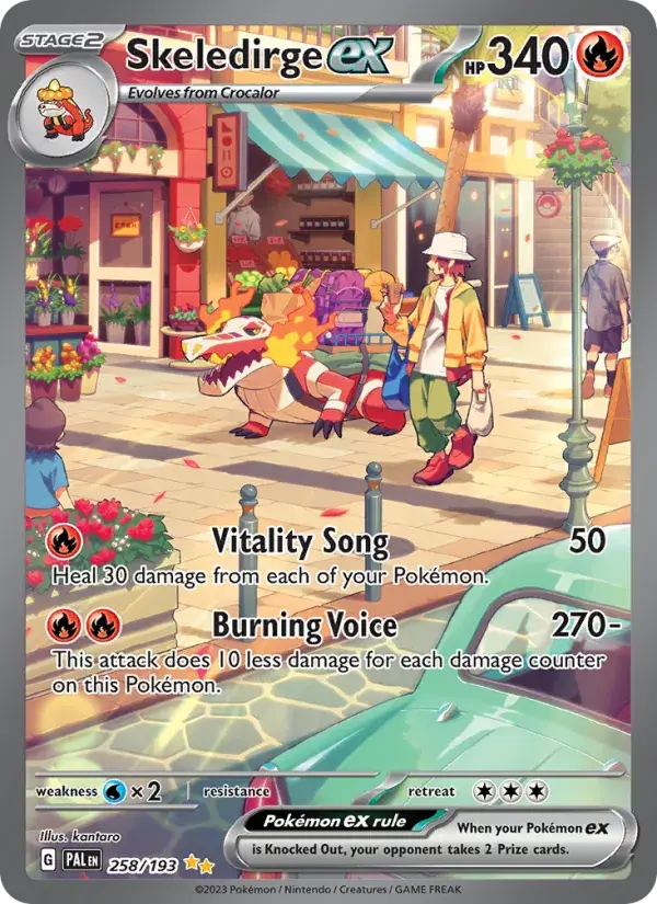 Skeledirge ex - 258/279 - Paldea Evolved