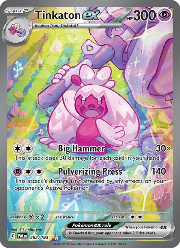 Tinkaton ex - 262/279 - Paldea Evolved