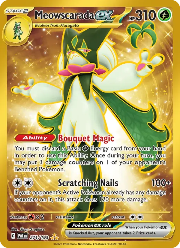 Meowscarada ex - 271/279 - Paldea Evolved