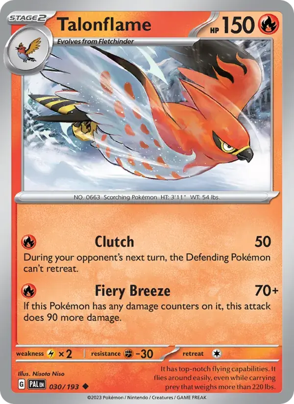 Talonflame - 030/279 - Paldea Evolved