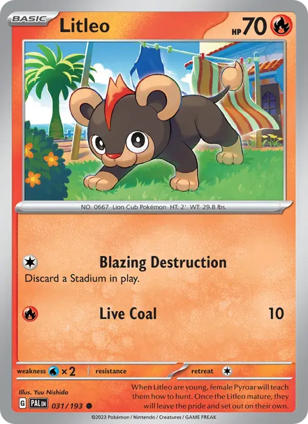 Litleo - 031/279 - Paldea Evolved