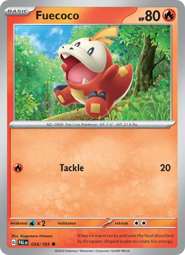 Fuecoco - 034/279 - Paldea Evolved