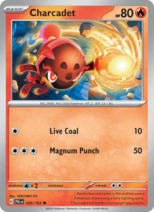 Charcadet - 039/279 - Paldea Evolved