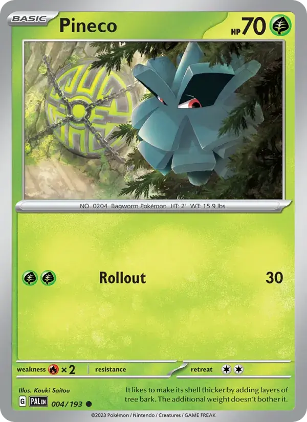 Pineco - 004/279 - Paldea Evolved