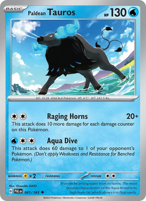 Paldean Tauros - 041/279 - Paldea Evolved