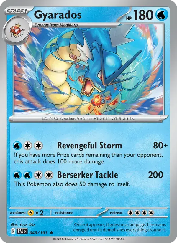 Gyarados - 043/279 - Paldea Evolved