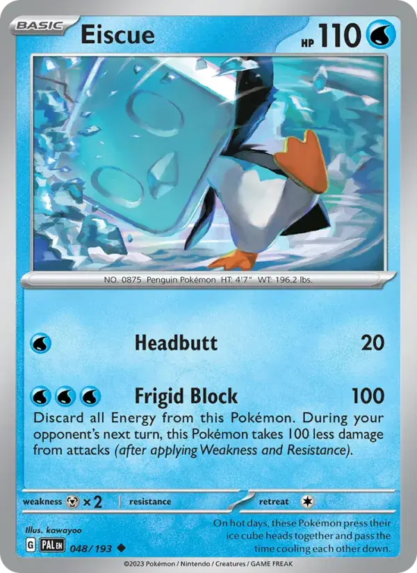 Eiscue - 048/279 - Paldea Evolved