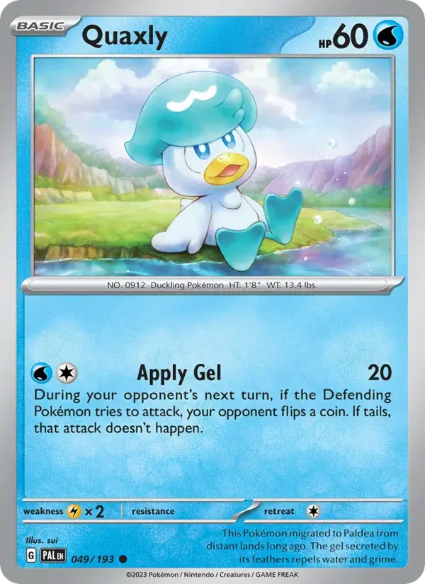 Quaxly - 049/279 - Paldea Evolved