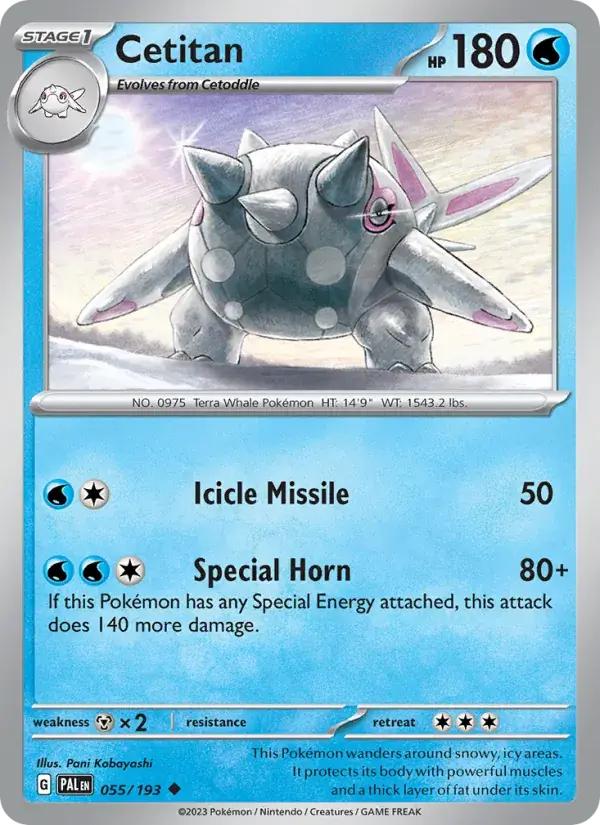 Cetitan - 055/279 - Paldea Evolved