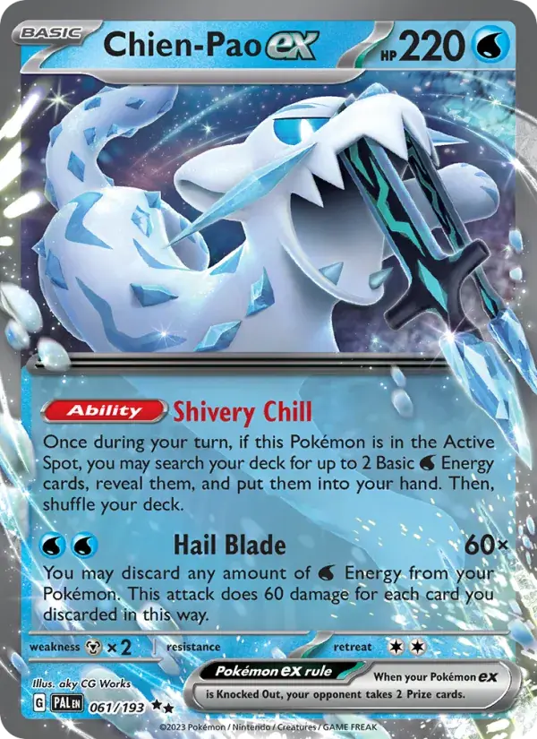 Chien-Pao ex - 061/279 - Paldea Evolved