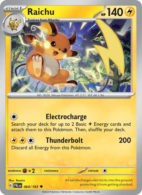 Raichu - 064/279 - Paldea Evolved