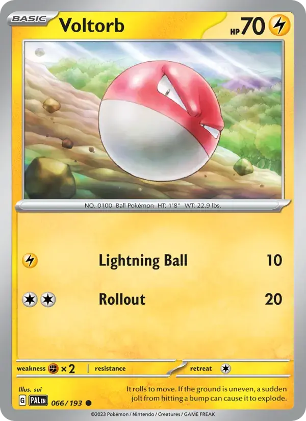 Voltorb - 066/279 - Paldea Evolved