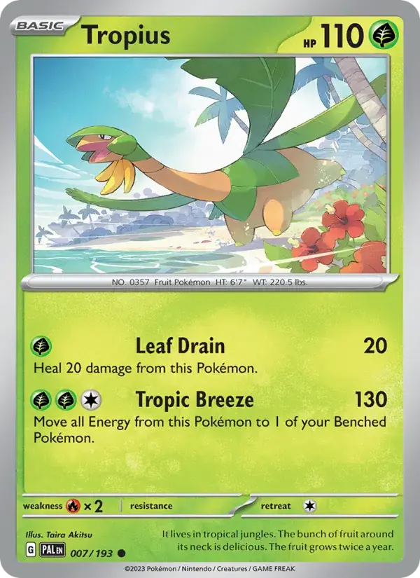 Tropius - 007/279 - Paldea Evolved