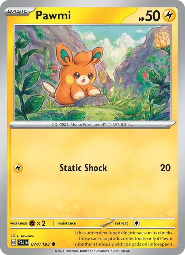 Pawmi - 074/279 - Paldea Evolved