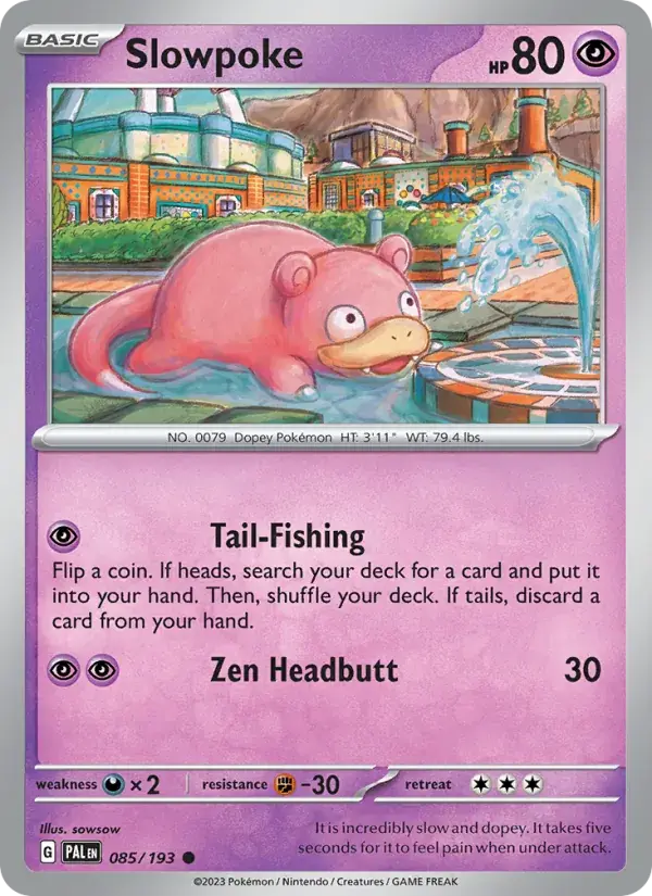 Slowpoke - 085/279 - Paldea Evolved