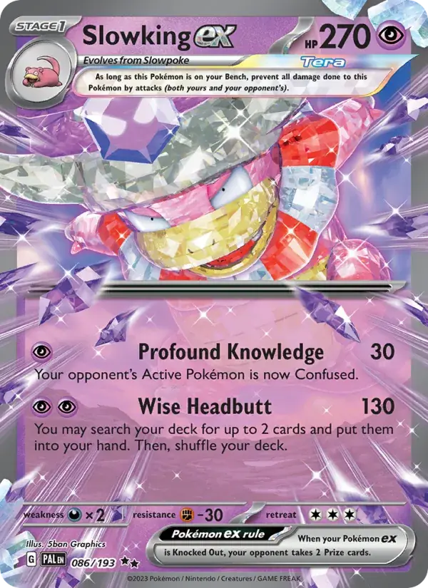 Slowking ex - 086/279 - Paldea Evolved