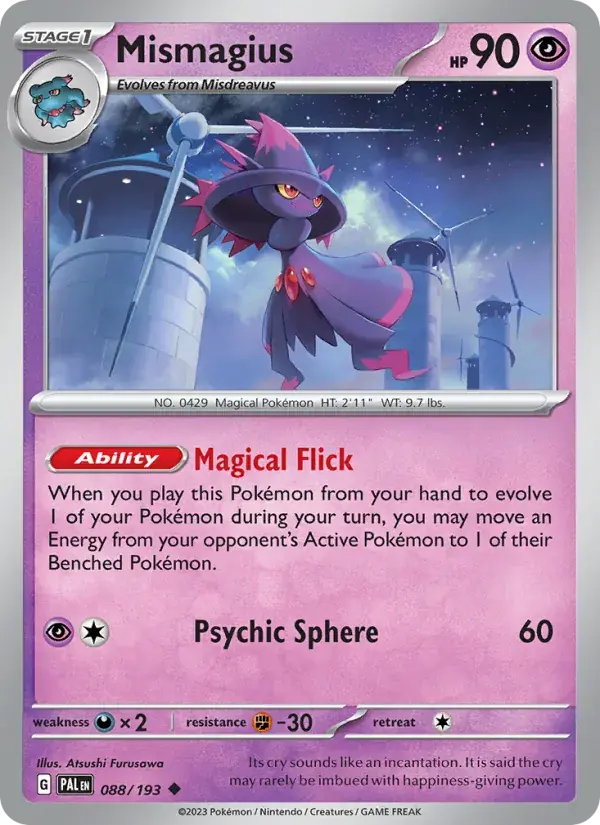 Mismagius - 088/279 - Paldea Evolved