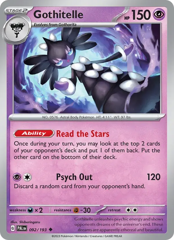 Gothitelle - 092/279 - Paldea Evolved