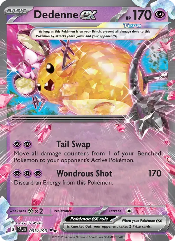 Dedenne ex - 093/279 - Paldea Evolved