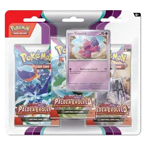Paldea Evolved: Tinkatink 3-Pack Blister