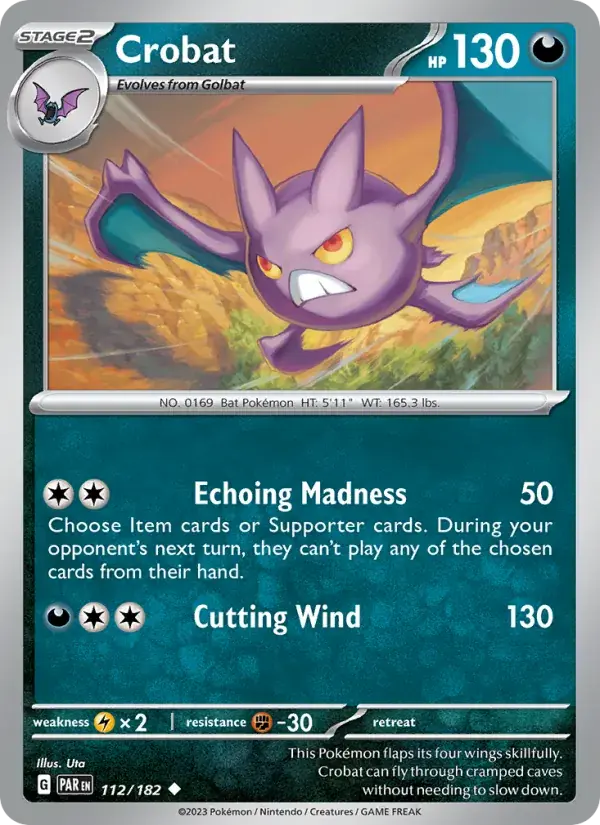 Crobat - 112/266 - Paradox Rift