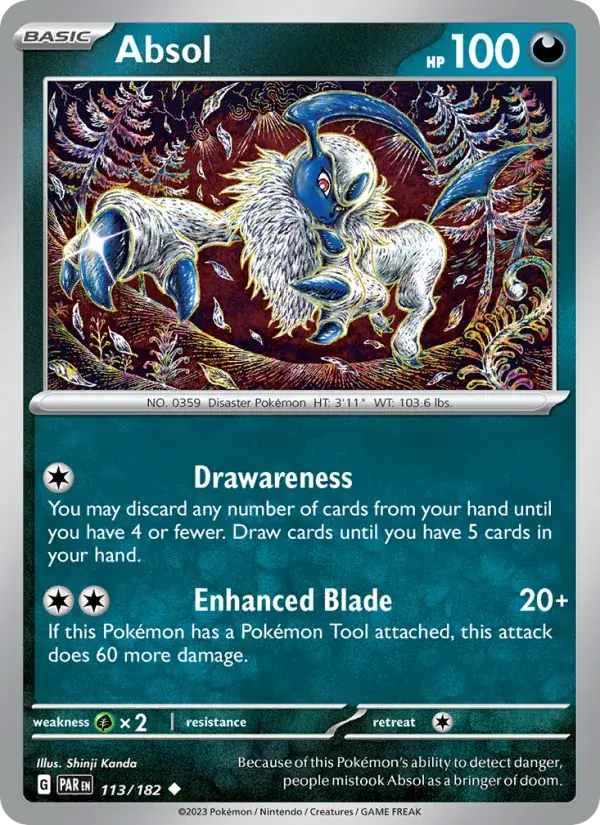 Absol - 113/266 - Paradox Rift