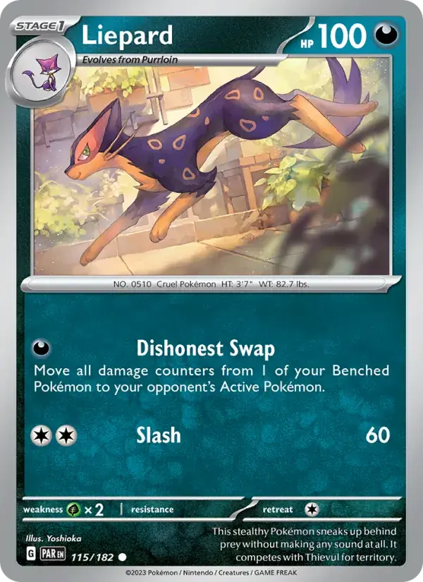 Liepard - 115/266 - Paradox Rift