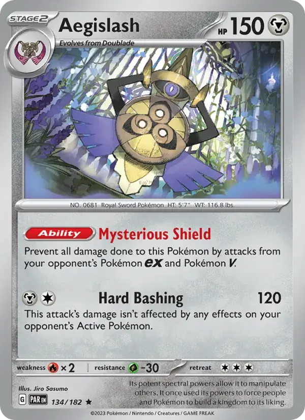 Aegislash - 134/266 - Paradox Rift