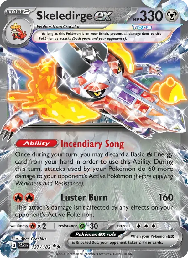 Skeledirge ex - 137/266 - Paradox Rift