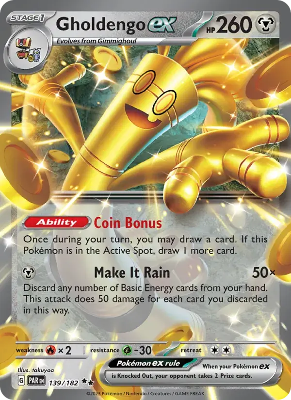 Gholdengo ex - 139/266 - Paradox Rift