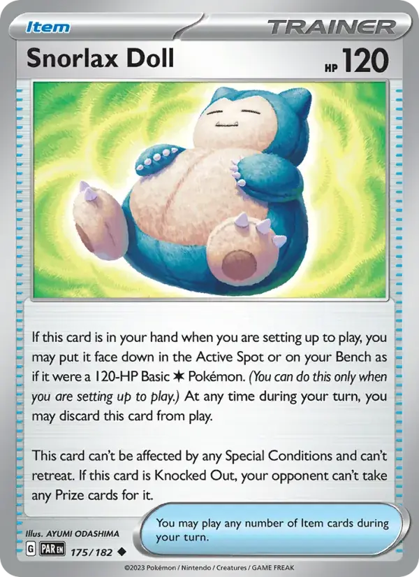 Snorlax Doll - 175/266 - Paradox Rift