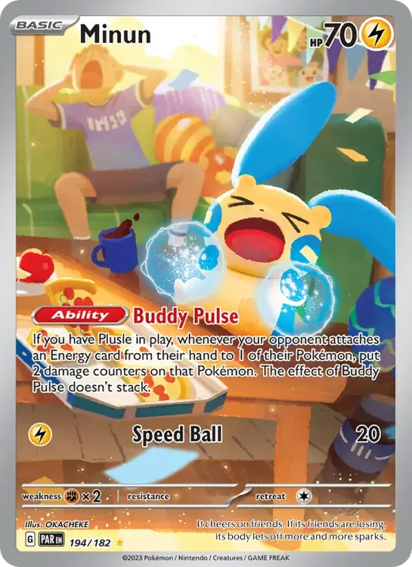 Minun - 194/266 - Paradox Rift