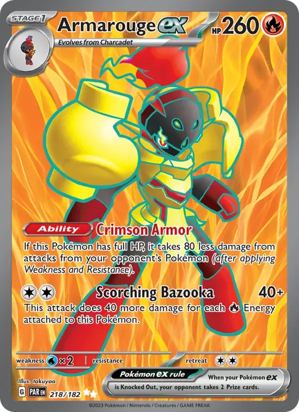 Armarouge ex - 218/266 - Paradox Rift