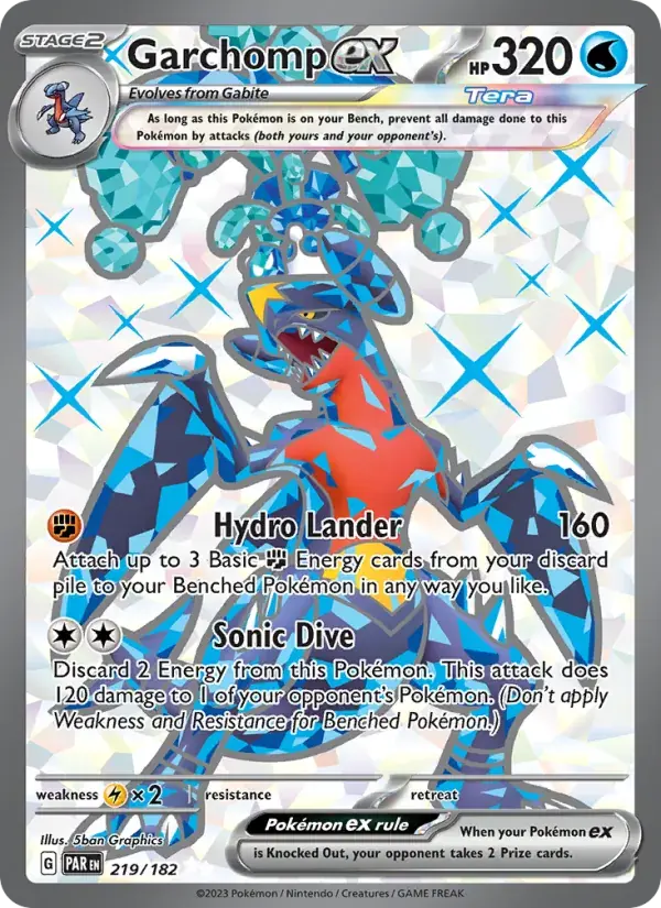 Garchomp ex - 219/266 - Paradox Rift