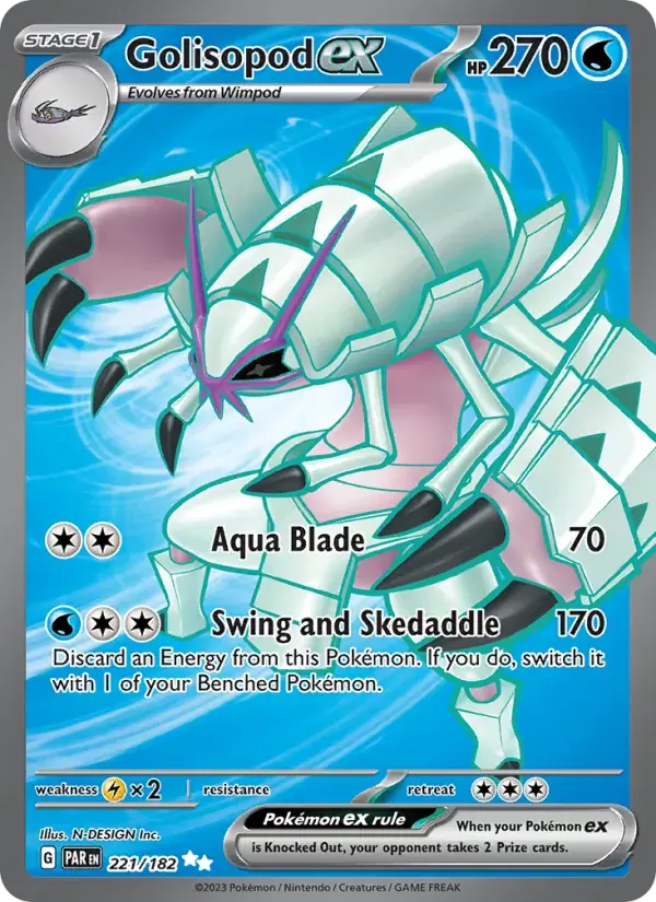 Golisopod ex - 221/266 - Paradox Rift