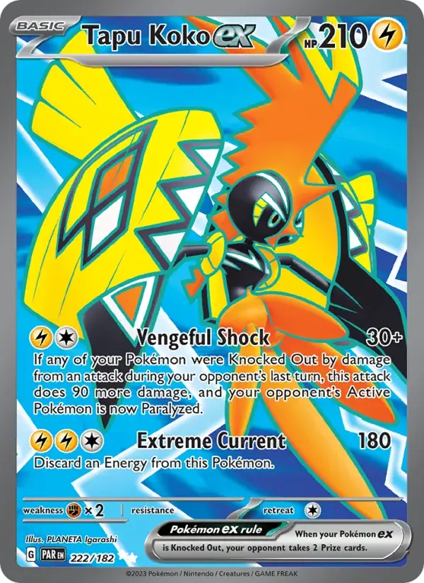 Tapu Koko ex - 222/266 - Paradox Rift