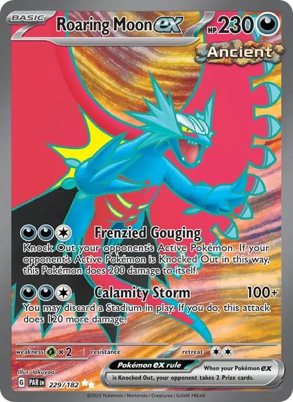 Roaring Moon ex - 229/266 - Paradox Rift