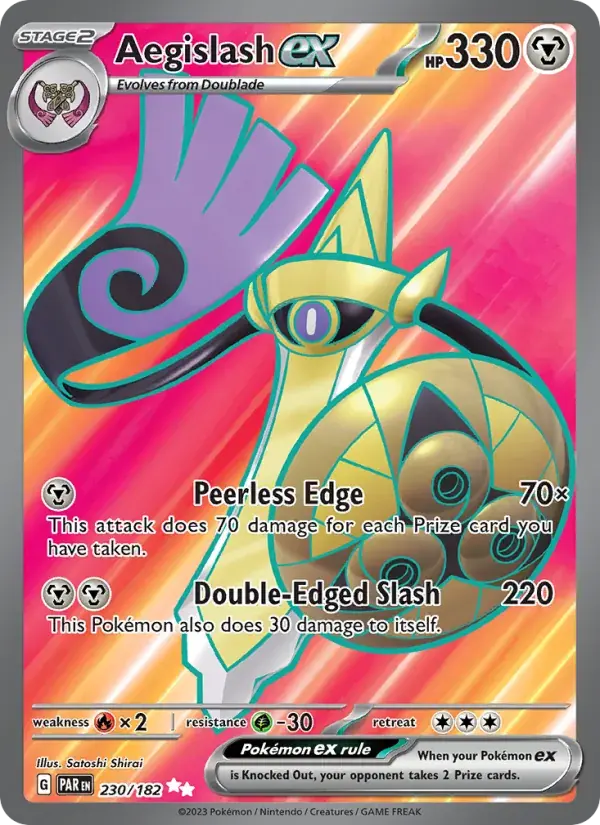 Aegislash ex - 230/266 - Paradox Rift