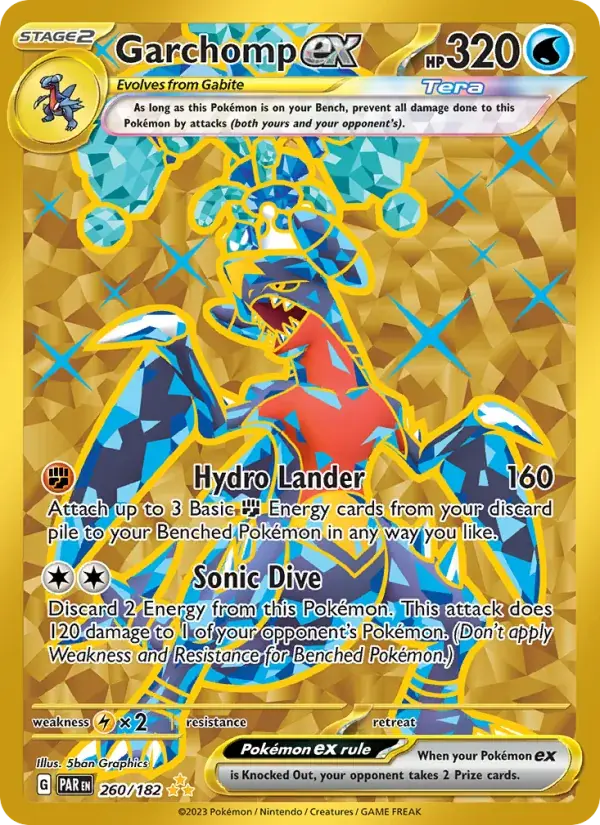 Garchomp ex - 260/266 - Paradox Rift