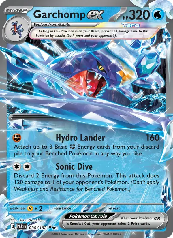 Garchomp ex - 038/266 - Paradox Rift