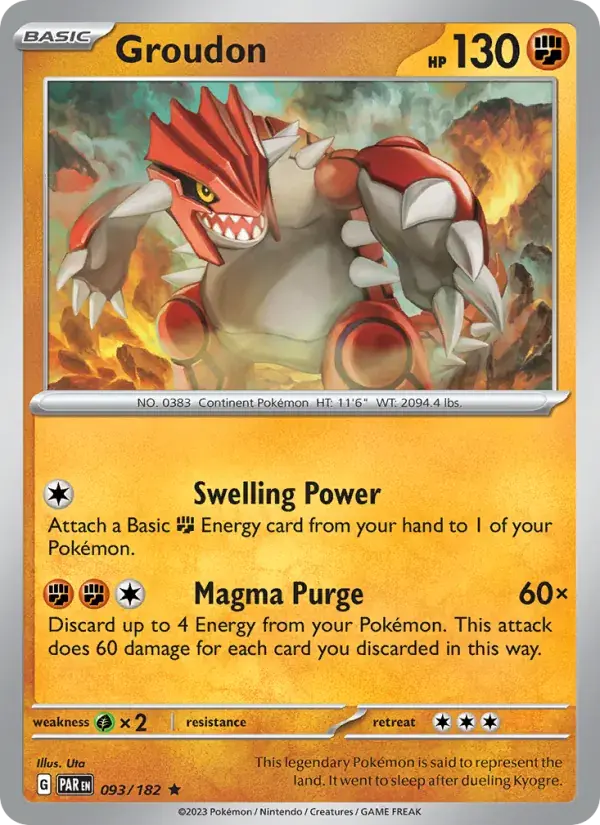 Groudon - 093/266 - Paradox Rift
