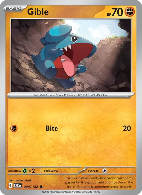 Gible - 094/266 - Paradox Rift