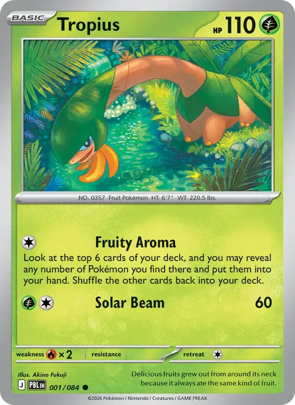 Tropius - 001/120 - Pitch Black