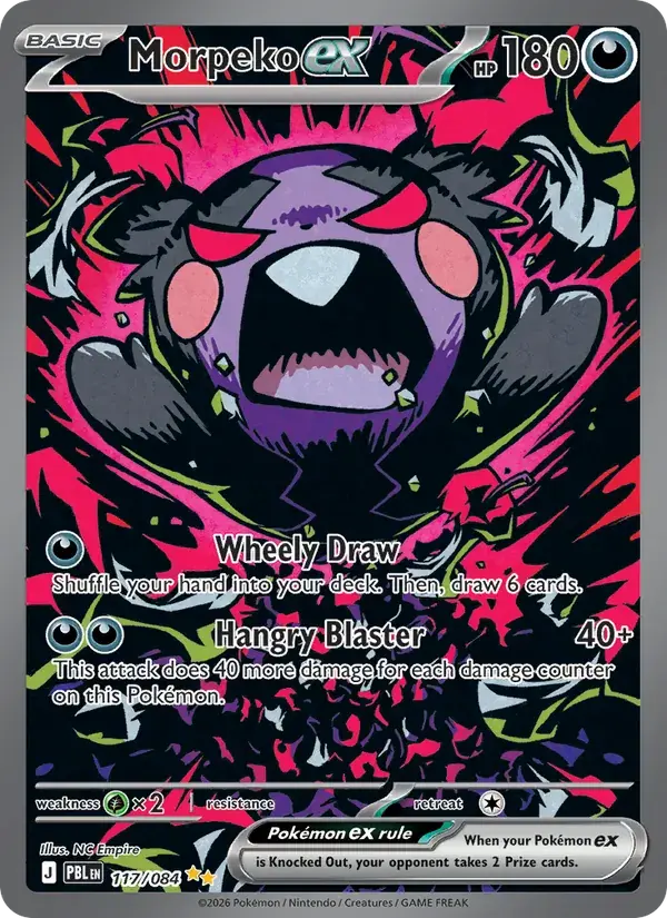 Morpeko ex - 117/120 - Pitch Black