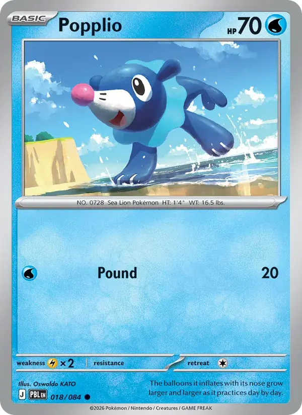 Popplio - 018/120 - Pitch Black
