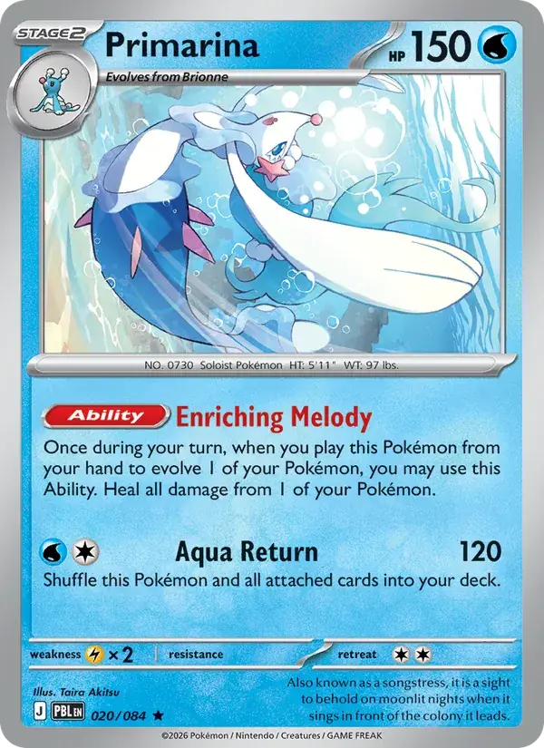 Primarina - 020/120 - Pitch Black